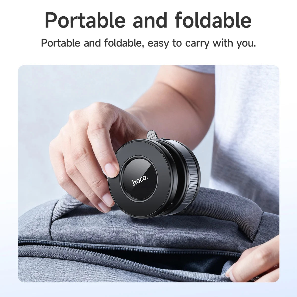 HOCO H86 Vacuum Magnetic Car Phone Holder 360° Rotation – Hoco Official