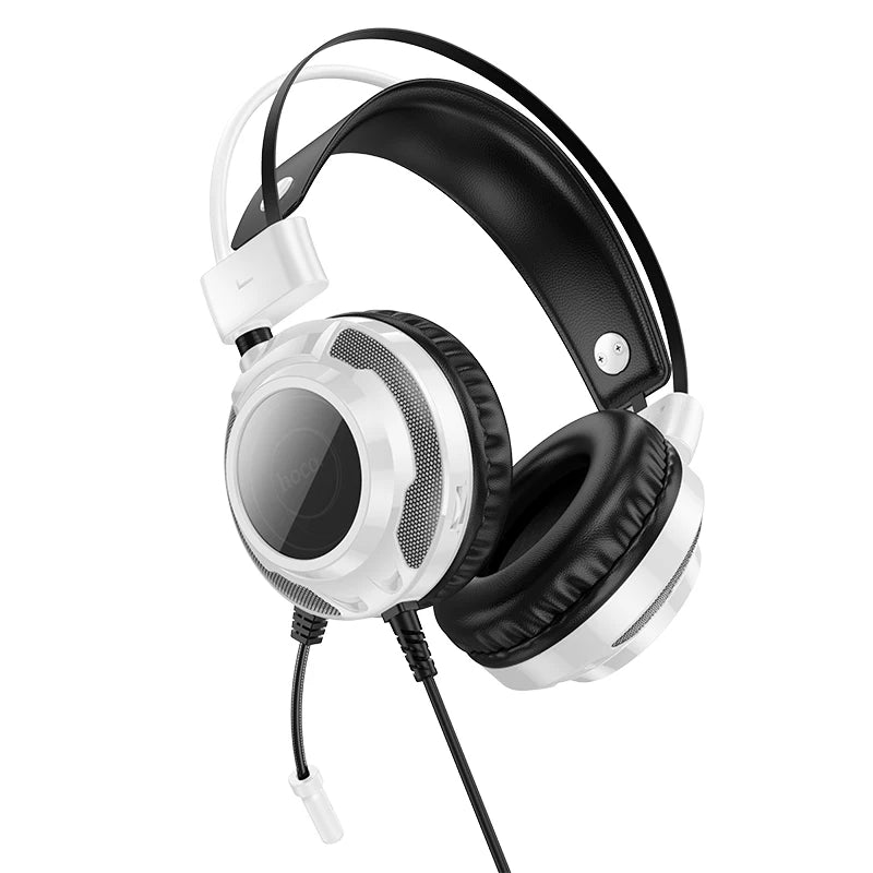 HOCO W110 RGB Gaming Wired Headset with Noise-Canceling Mic