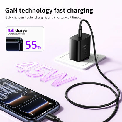 HOCO N77 45W GaN USB-C Charger with USB-C Cable