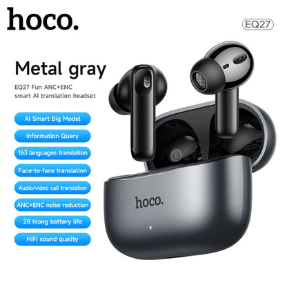 HOCO EQ27 AI Translation ANC & ENC Wireless Earbuds