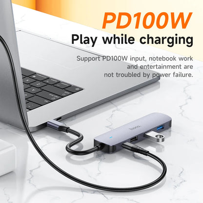HOCO HB27 5-in-1 USB-C Hub with 4K HDMI and PD