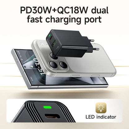 HOCO CS95A GaN 30W Fast Charger Kit with USB-C Cable