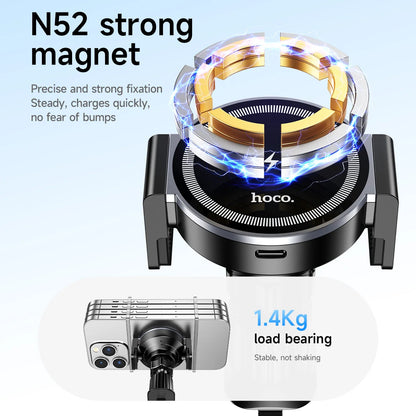 HOCO HW35 Magnetic Wireless Car Charger Mount 15W