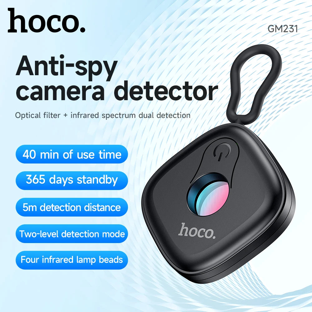 HOCO GM231 Hidden Camera Detector – Anti-Spy Portable Security Device