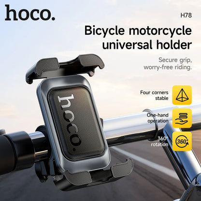 HOCO H78 Bicycle & Motorcycle Phone Mount with 360° Rotation