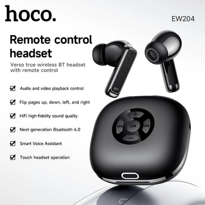 HOCO EW204 Bluetooth Earbuds with Remote Control Case