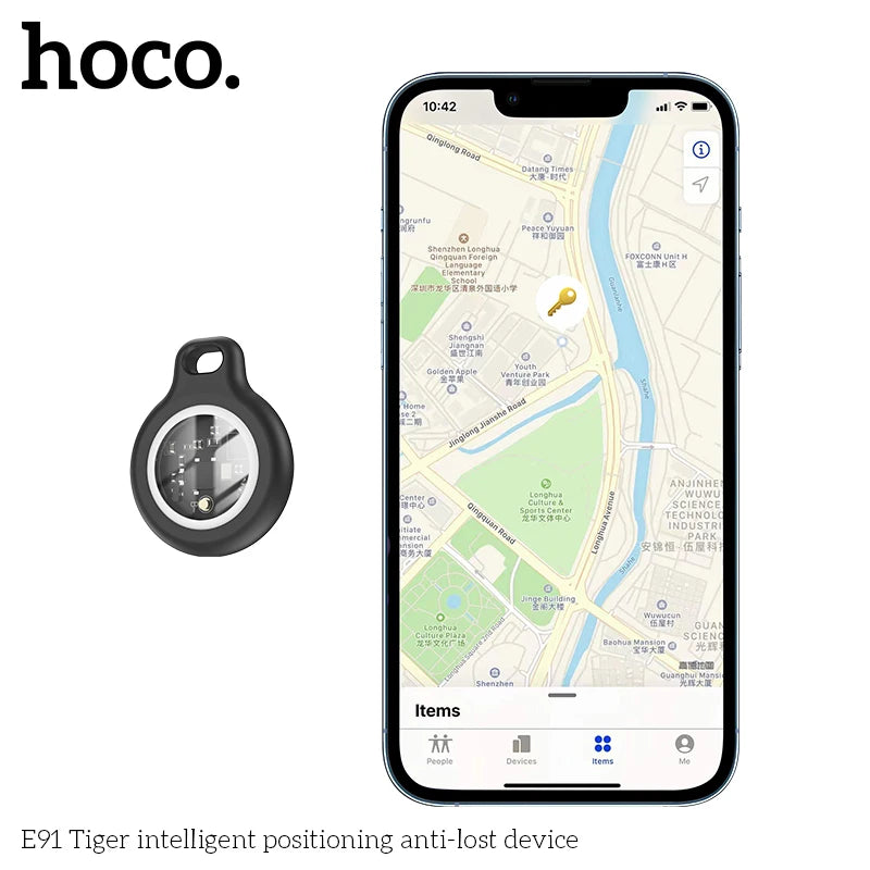 HOCO E91 Smart Anti-Lost GPS Tracker with Apple Find My Integration