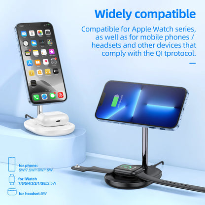 HOCO CW40 3-in-1 Magnetic Wireless Charging Stand