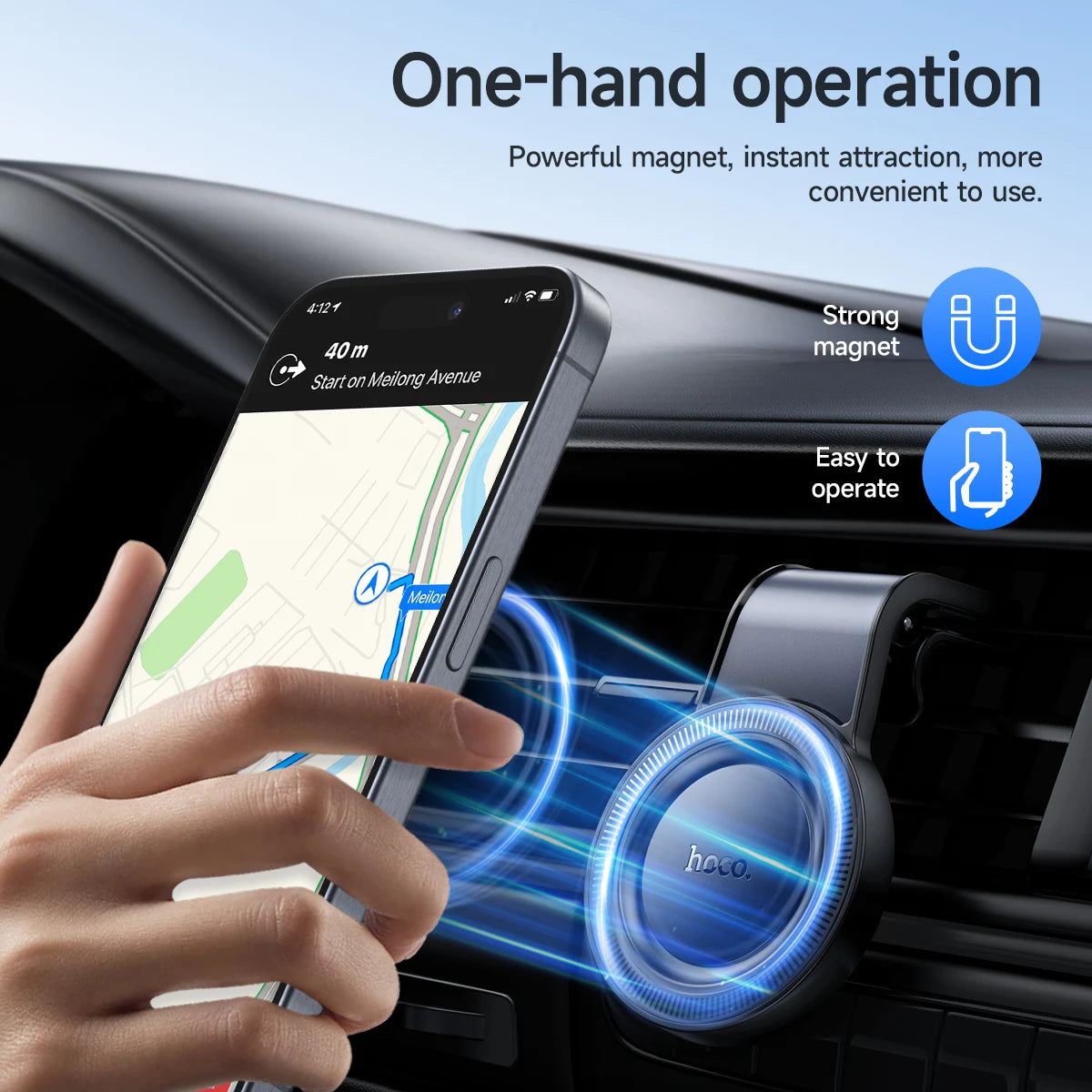 HOCO H59 Magnetic Air Vent Car Mount
