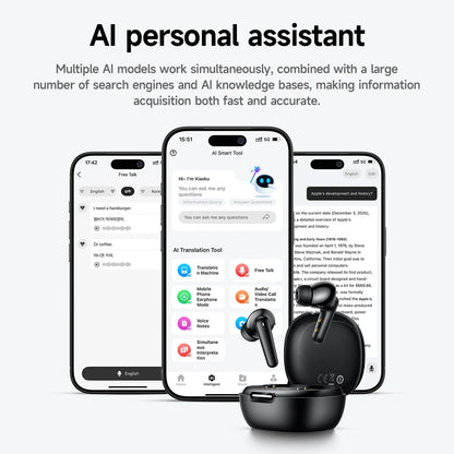 HOCO EQ100 AI Real-Time Translation Earbuds