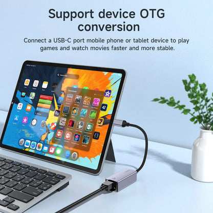 HOCO UA37 USB-C to Gigabit Ethernet Adapter