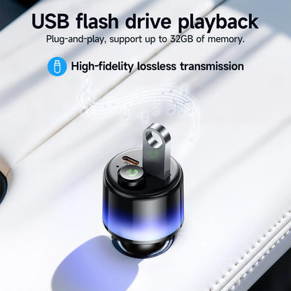HOCO E166 Bluetooth 6.0 FM Transmitter with PD 30W & QC 3.0