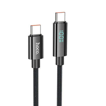 HOCO U125 100W USB-C to USB-C Cable with LED Display