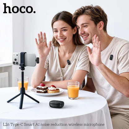 HOCO L26 Wireless Lavalier Microphone for USB-C