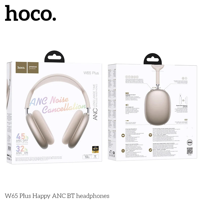 HOCO W65 Plus ANC Wireless Headphones