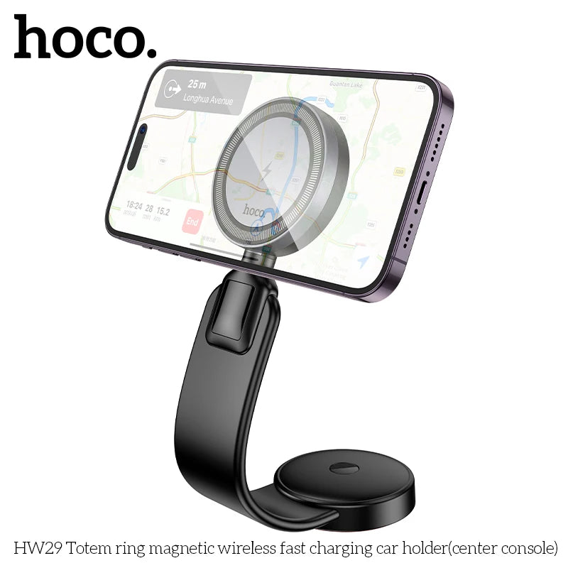 HOCO HW29 Magnetic Wireless Car Charger 15W