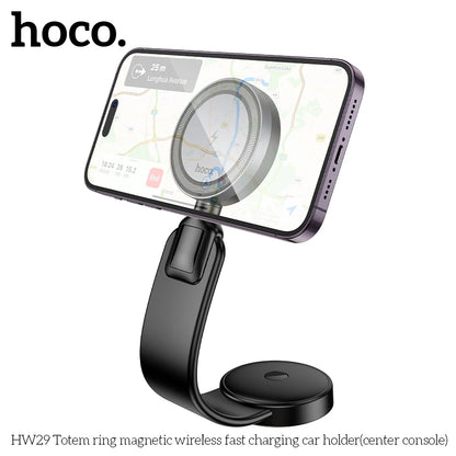 HOCO HW29 Magnetic Wireless Car Charger 15W