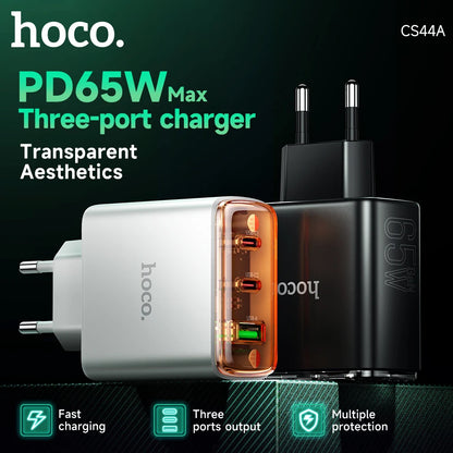 HOCO CS44A 65W Dual USB-C Fast Charger