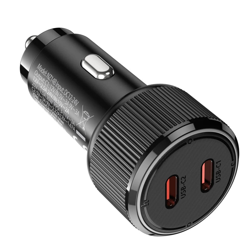 HOCO NZ14B DualCharge PD30W Car Charger