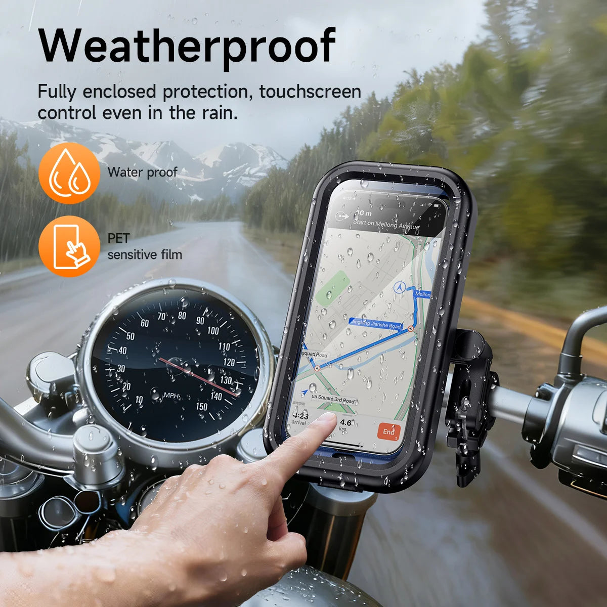 HOCO H95 Waterproof Bike Phone Mount