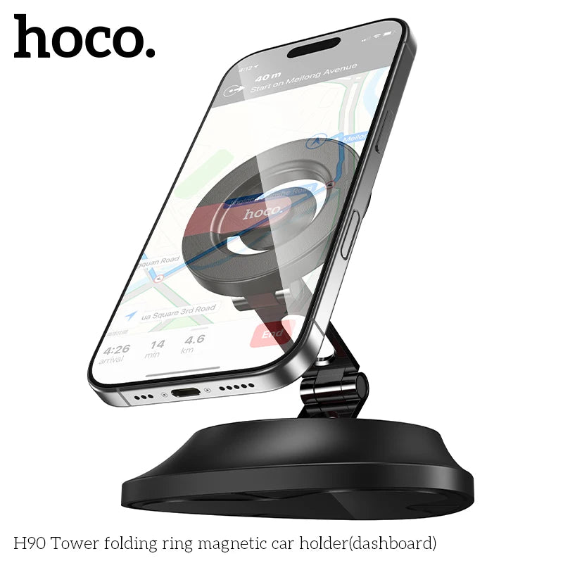 HOCO H90 Foldable Magnetic Dashboard Phone Mount