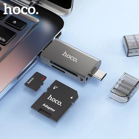 HOCO HB39 USB-C 3.0 SD & microSD Card Reader