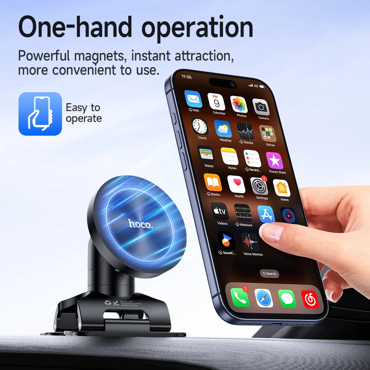 HOCO H97 Magnetic Car Phone Holder 360°