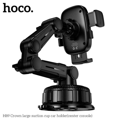 HOCO H89 Suction Cup Car Phone Mount with Adjustable Arm