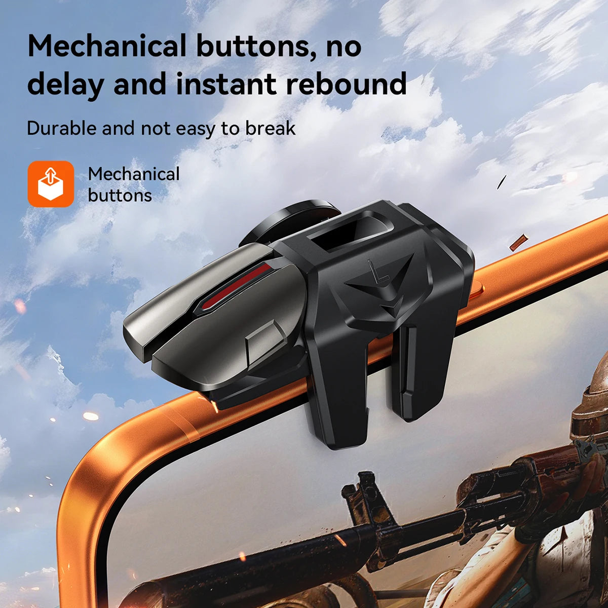 HOCO GA22 Mobile Gaming Triggers with 6 Buttons (2-Pack)