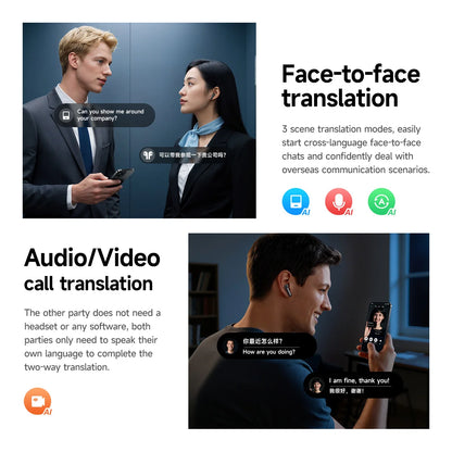 HOCO EQ27 AI Translation ANC & ENC Wireless Earbuds