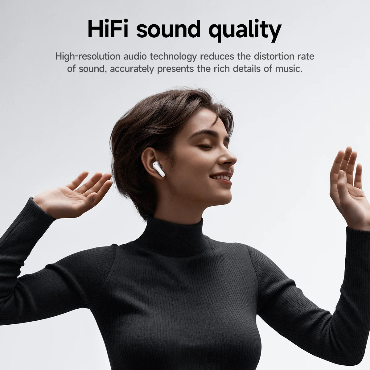 HOCO EQ34 Plus ANC App-Controlled Wireless Earbuds