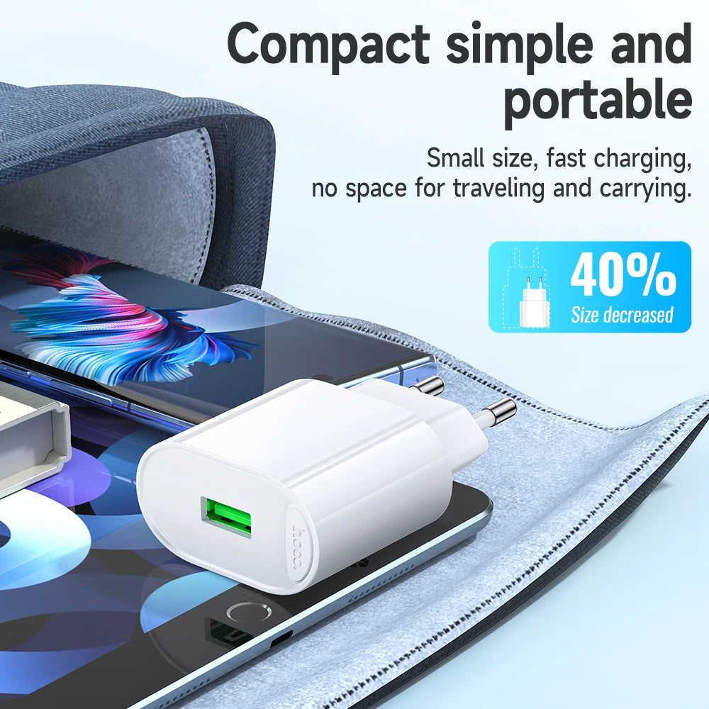HOCO C109A 18W QC 3.0 Fast Charger