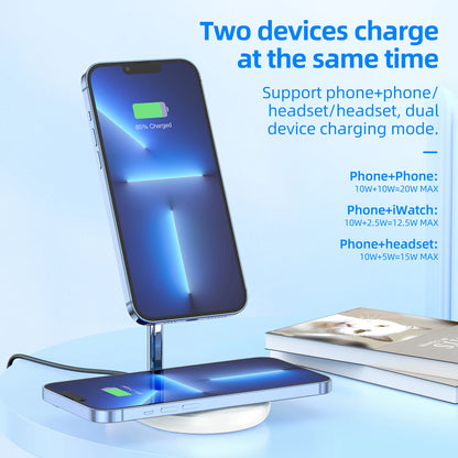 HOCO CW40 3-in-1 Magnetic Wireless Charging Stand
