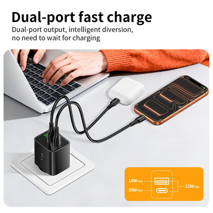 HOCO CS84A 30W GaN Fast Charger with Digital Display